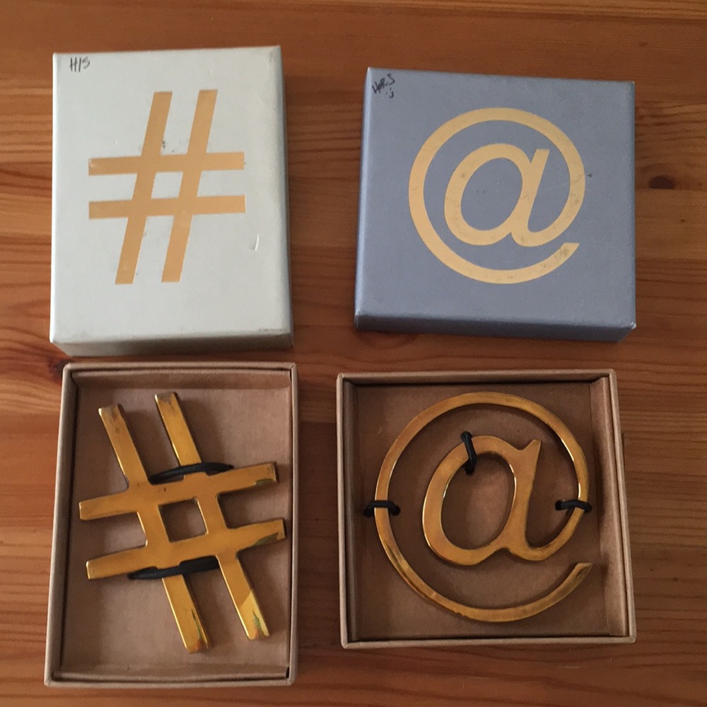 West elm brass status symbols.